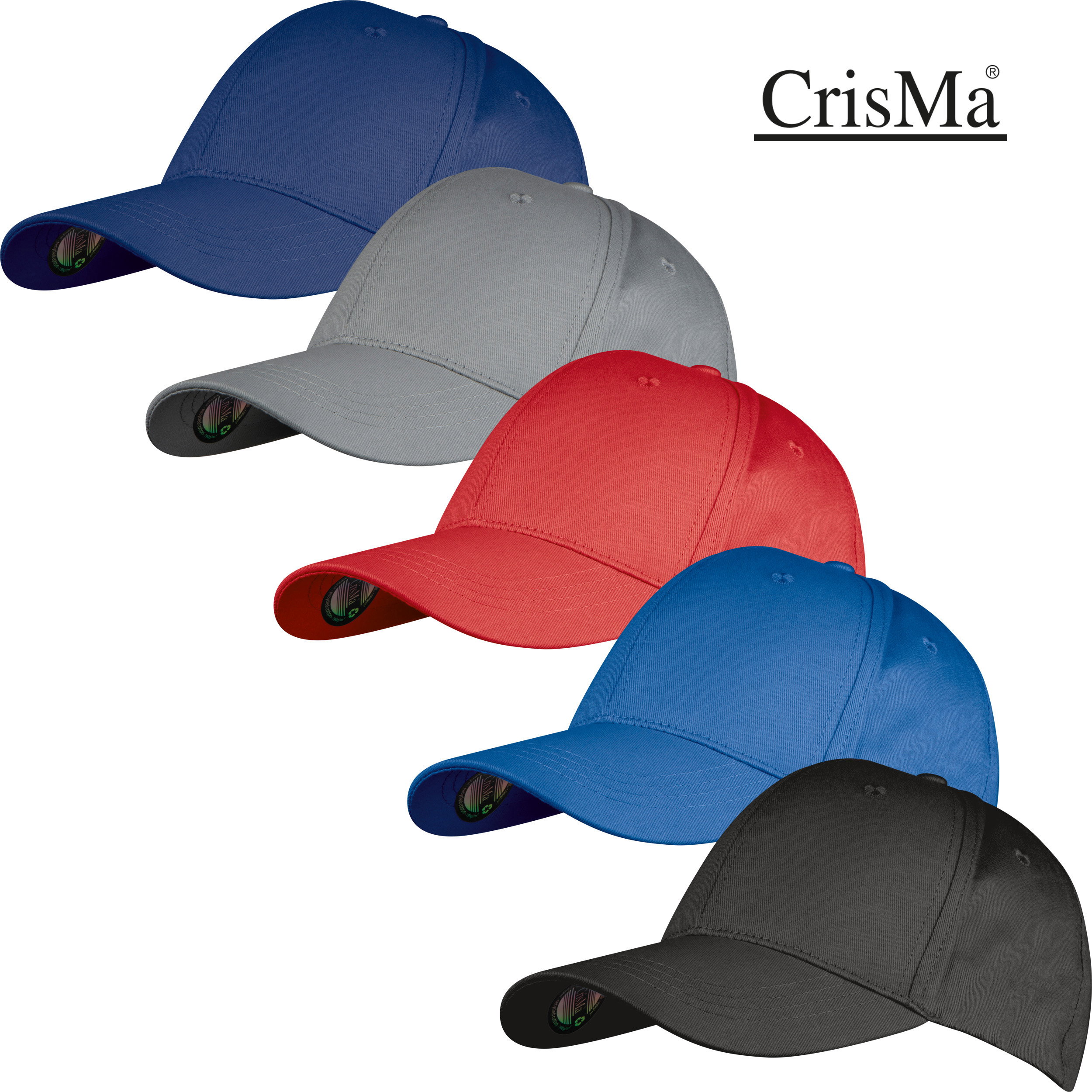 Casquette de baseball CrisMa en coton recyclé