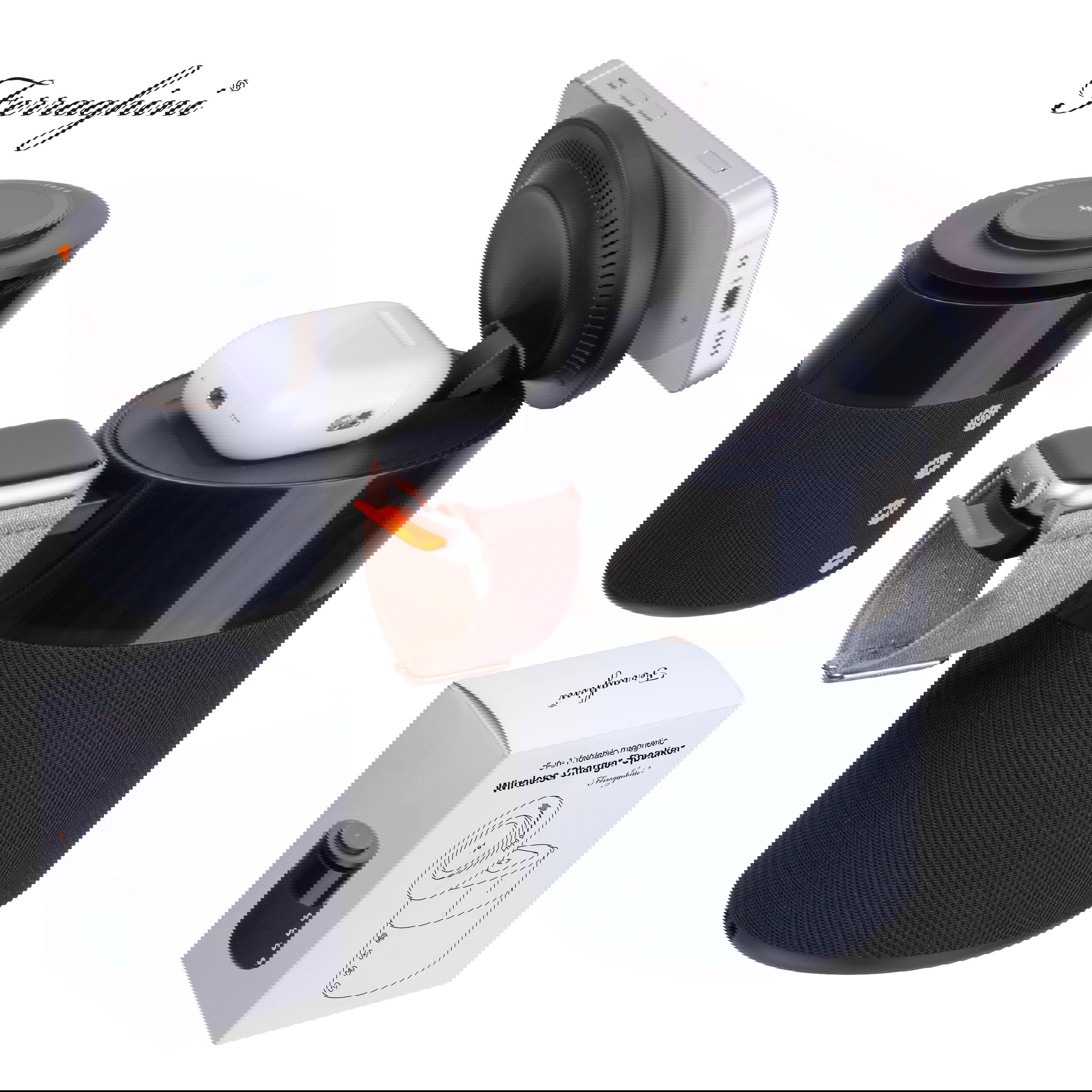 Ferraghini 5 in 1 Lautsprecher mit Wireless Charger RILEY