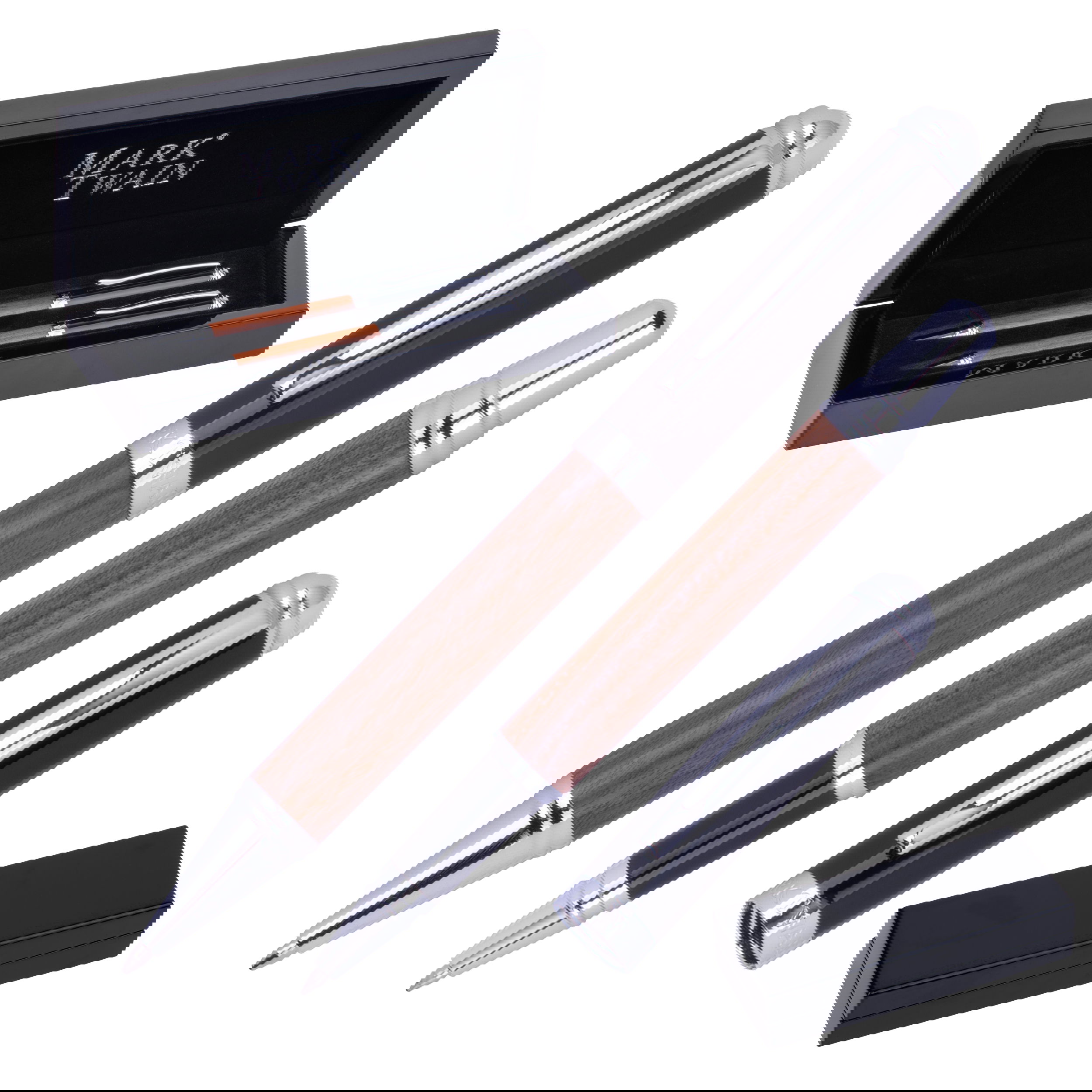 Mark Twain wood writing set LORENZO